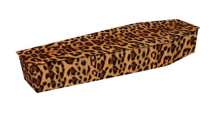 Coffin Leopard Print Picture