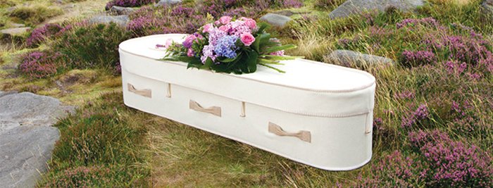 White Woollen Coffin